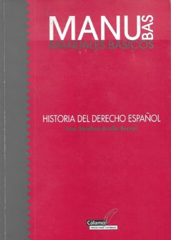 00189 247x346 - HISTORIA DEL DERECHO ESPAÑOL