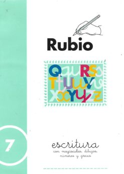 04290 247x346 - RUBIO NUM 7 ESCRITURA CON MAYUSCULAS DIBUJOS NUMEROS Y GRECAS