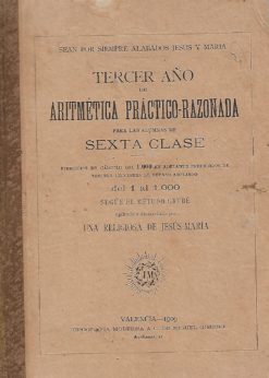 10798 247x346 - TERCER AÑO DE ARITMETICA PRACTICO RAZONADA PARA LAS ALUMNAS DE SEXTA CLASE