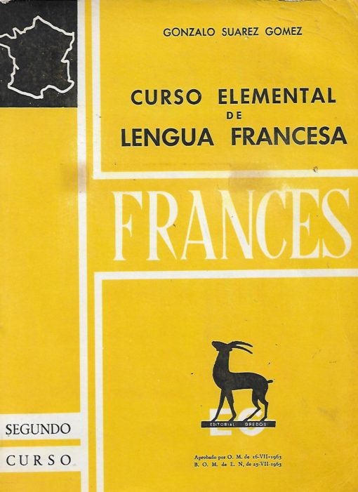 11990 510x701 - CURSO ELEMENTAL DE LENGUA FRANCESA SEGUNDO CURSO DE BACHILLERATO PLAN 1957