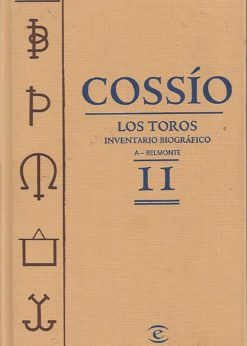 12469 247x346 - COSSIO NUM 11 LOS TOROS INVENTARIO BIOGRAFICO A - BELMONTE