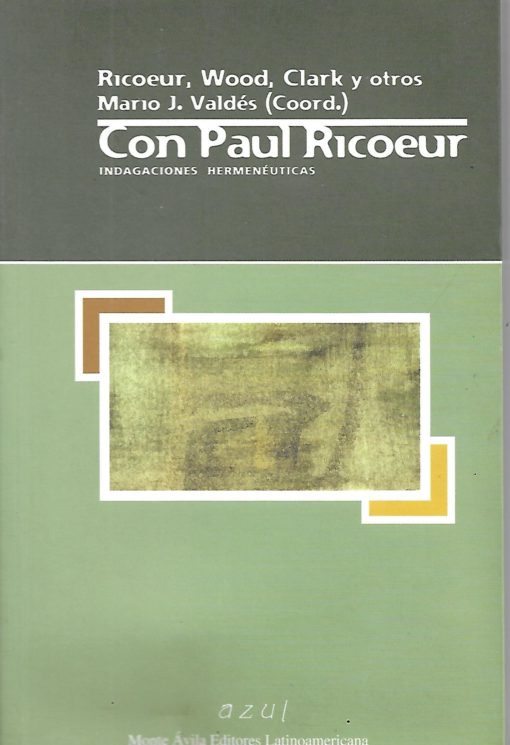 14230 510x745 - CON PAUL RICOEUR INDAGACIONES HERMENEUTICAS