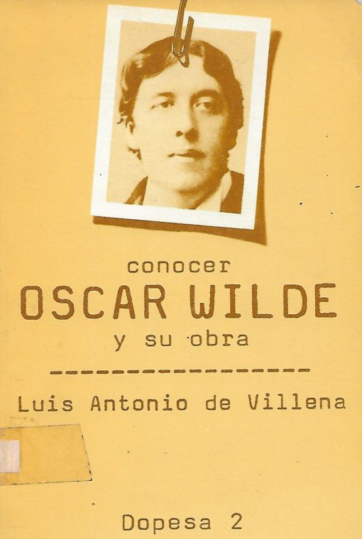 14555 510x760 - CONOCER A OSCAR WILDE Y SU OBRA