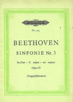 17437 247x346 - BEETHOVEN SINFONIE Nr 3 ES DUR E MAJOR MI MAJEUR OPUS 55