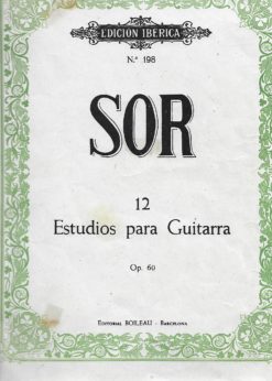 18899 247x346 - SOR 12 ESTUDIOS PARA GUITARRA