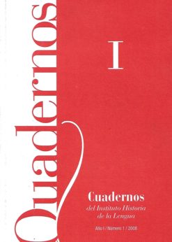 25983 247x346 - CUADERNOS DEL INSTITUTO HISTORIA DE LA LENGUA NUM 1 AÑO 2008