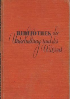 29807 247x346 - BIBLIOTHEK DER UNTERHALTUNG UND DES WISSENS BAND XI JAHRGANG 1933