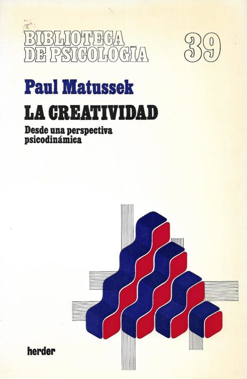 31601 510x781 - BIBLIOTECA DE PSICOLOGIA NUM 39 LA CREATIVIDAD DESDE UNA PERSPECTIVA PSICODINAMICA