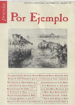 32497 247x346 - POR EJEMPLO NUM 4 POESIA REVISTA SEMESTRAL OCTUBRE 95 MARZO 96