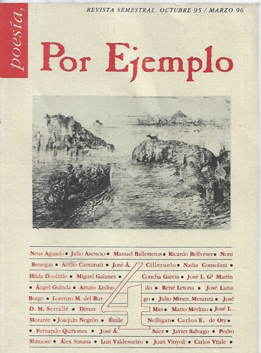 32497 510x691 - POR EJEMPLO NUM 4 POESIA REVISTA SEMESTRAL OCTUBRE 95 MARZO 96