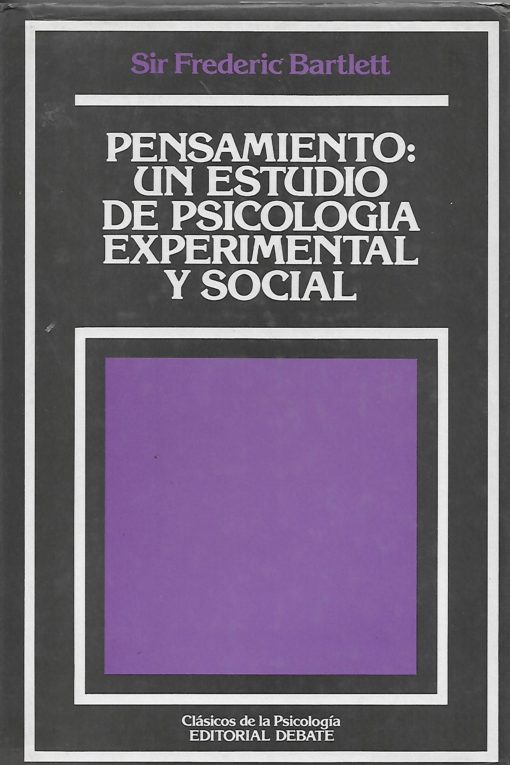 40953 510x765 - PENSAMIENTO UN ESTUDIO DE PSICOLOGIA EXPERIMENTAL Y SOCIAL