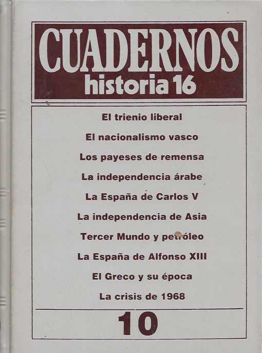 42161 510x688 - CUADERNOS HISTORIA 16 NUM 10 NUMS 91 A 100