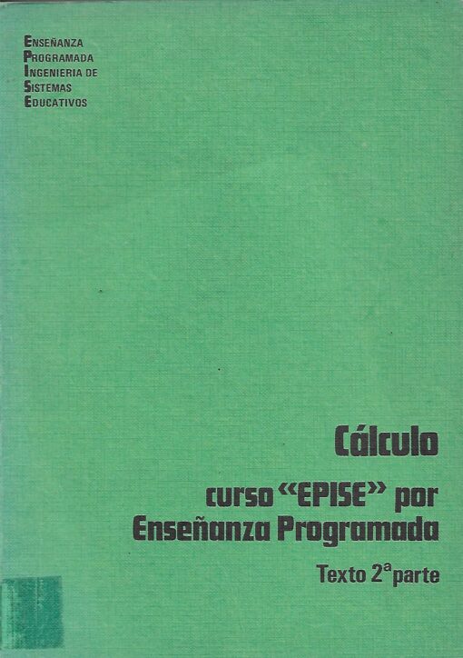 02366 510x724 - CALCULO CURSO EPISE POR ENSEÑANZA PROGRAMADA TEXTO 2ª PARTE