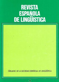 08678 247x346 - REVISTA ESPAÑOLA DE LINGUISTICA JULIO-DICIEMBRE 1996