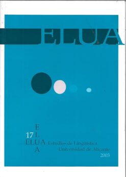 18799 1 247x346 - ELUA ESTUDIOS DE LINGUISTICA 17 AÑO 2003