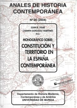 26543 247x346 - MONOGRAFICO SOBRE CONSTITUCION Y TERRITORIO EN LA ESPAÑA CONTEMPORANEA