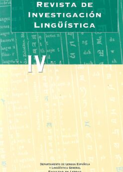 45920 247x346 - REVISTA DE INVESTIGACION LINGUISTICA VOL IV NUM 1