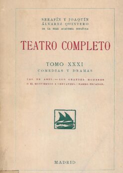 41278 247x346 - TEATRO COMPLETO TOMO XXXI Y XXXII COMEDIAS Y DRAMAS (DOS TOMOS)