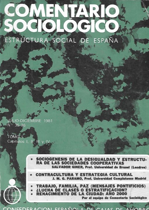 50090 510x718 - COMENTARIO SOCIOLOGICO ESTRUCTURA SOCIAL DE ESPAÑA NUMS 35 36 TOMO I