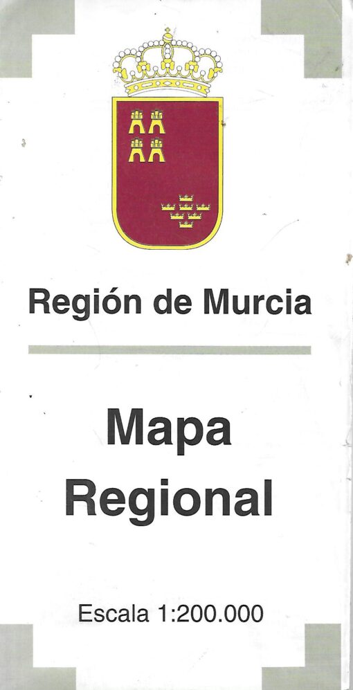 04192 510x997 - REGION DE MURCIA MAPA REGIONAL ESCALA 1:200.000 TERMINOS MUNICIPALES DISTRIBUCION TERRITORIAL