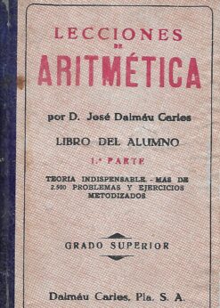 50409 1 247x346 - LECCIONES DE ARITMETICA LIBRO DEL ALUMNO 1ª PARTE GRADO SUPERIOR