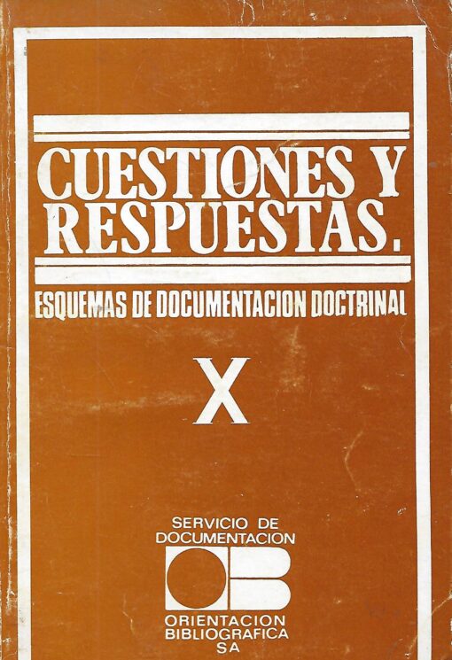 40955 510x745 - CUESTIONES Y RESPUESTAS NUMSIV - IX Y X ESQUEMAS DE DOCUMENTACION DOCTRINAL (DOS VOLUMS)