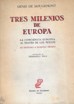 50641 247x346 - TRES MILENIOS DE EUROPA LA CONCIENCIA EUROPEA