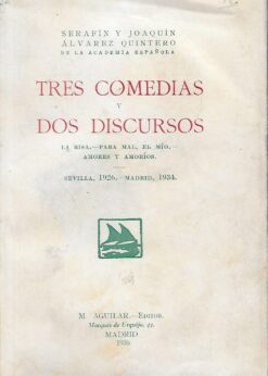 50657 247x346 - TRES COMEDIAS Y DOS DISCURSOS