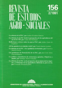 03212 247x346 - REVISTA DE ESTUDIOS AGRO SOCIALES NUM 156 (2/1991)