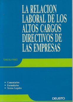 50685 247x346 - LA RELACION LABORAL DE LOS ALTOS CARGOS DIRECTIVOS DE LAS EMPRESAS