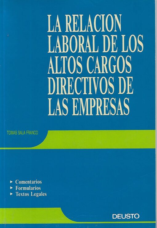 50685 510x740 - LA RELACION LABORAL DE LOS ALTOS CARGOS DIRECTIVOS DE LAS EMPRESAS