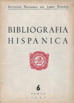 01226 247x346 - BIBLIOGRAFIA HISPANICA NUM 6 JUNIO 1947 Y NUM 10 OCTUBRE DE 1947