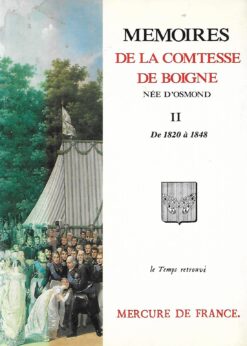 50774 247x346 - MEMOIRES DE LA COMTESSE DE BOIGNE NEE D OSNOND II DE 1820 A 1848