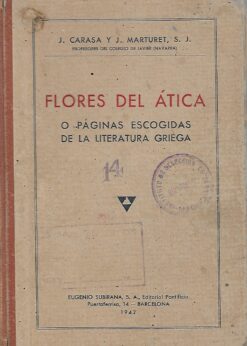 45415 247x346 - FLORES DEL ATICA LITERATURA GRIEGA