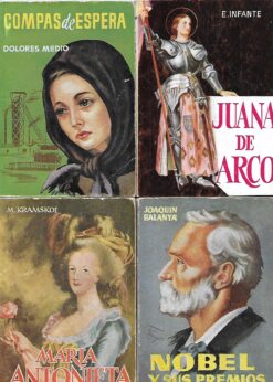 16294 247x346 - NOBEL Y SUS PREMIOS COMPAS DE ESPERA JUANA DE ARCO MARIA ANTONIETA (LOTE 4 LIBRITOS PULGA)