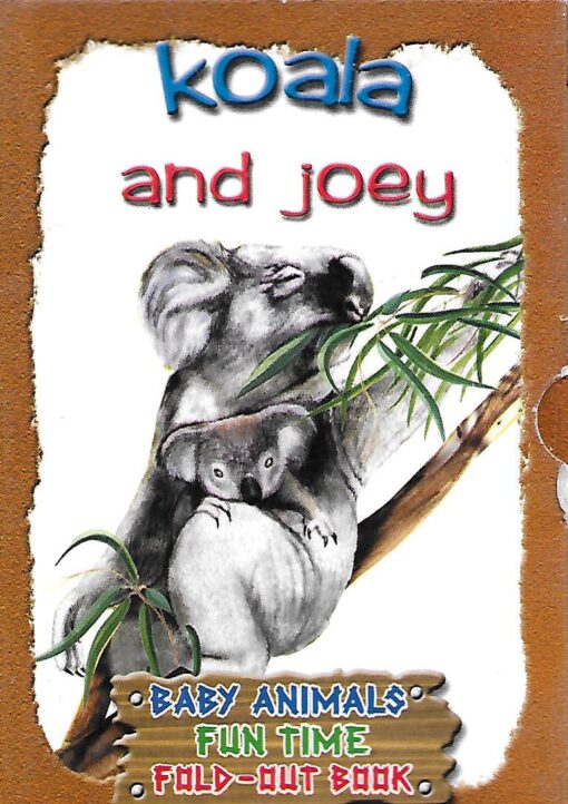 39336 510x722 - KOALA AND JOEY BABY ANIMALS FUN TIME FOULD OUT BOOK