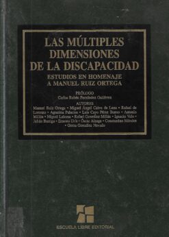 48178 247x346 - LAS MULTIPLES DIMENSIONES DE LA DISCAPACIDAD ESTUDIOS EN HOMENAJE A MANUEL RUIZ ORTEGA