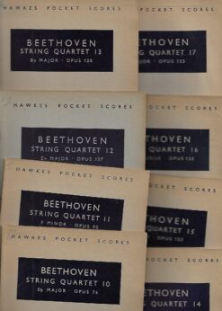 48101 247x346 - BEETHOVEN STRING QUARTET 10-11-12-13-14-15-16- Y 17 HAWKES POCKET SCORES