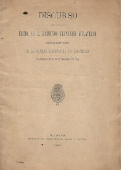 49960 247x346 - DISCURSO LEIDO EN LA SOLEMNE APERTURA DE LOS TRIBUNALES 15 SEPTIEMBRE 1890