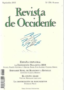 16122 247x346 - REVISTA DE OCCIDENTE LA EXPEDICION MALAESPINA NUM 376 NOV 2012