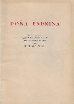 29597 247x346 - DOÑA ENDRINA ADAPTACION ESCENICA DEL LIBRO DEL BUEN AMOR