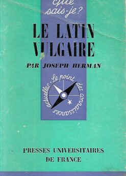 40853 247x346 - LE LATIN VULGAIRE QUE SEIS JE