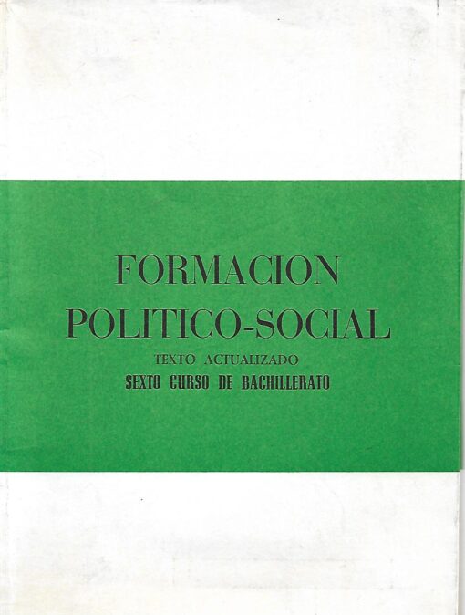 19568 510x674 - FORMACION POLITICO SOCIAL TEXTO ACTUALIZADO SEXTO CURSO BACHILLERATO