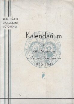 24175 247x346 - KALENDARIUM ET RATIO ESTUDIORUM IN ANNUM ACADEMICUM 1946-1947