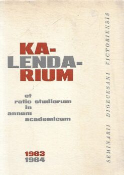 30500 247x346 - KALENDARIUM ET RATIO STUDIORUM IN ANNUM ACADEMICUM 1963-1964