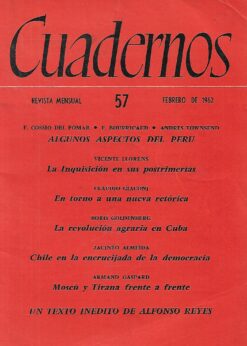 47663 247x346 - CUADERNOS DEL CONGRESO POR LA LIBERTAD DE LA CULTURA 1962 (56 A 67)