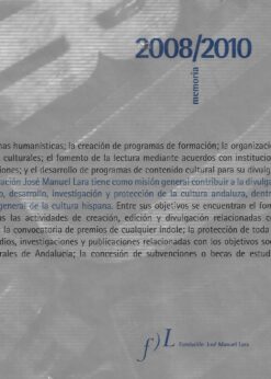 07143 247x346 - FUNDACION JOSE MANUEL LARA MEMORIA 2008/2010