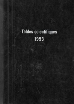 44436 247x346 - TABLES SCIENTIFIQUES 1953