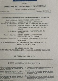 20093 247x346 - REVISTA DE LA COMISION INTERNACIONAL DE JURISTAS VOL III NUM 2