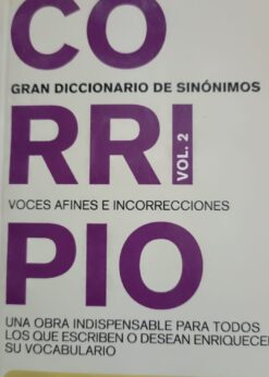 50273 247x346 - GRAN DICCIONARIO DE SINONIMOS VOCES AFINES E INCORRECCIONES VOL 2